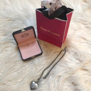 Juicy Couture Open Heart Locket Necklace